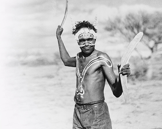 Moderní výzkum ukázal, e australtí domorodci bumerangy zdaleka nepouívali...