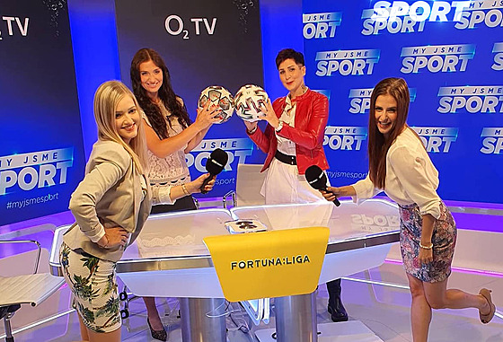 Fotbalové reportérky O2 TV Sport.