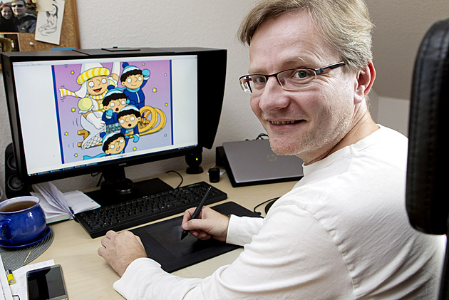Vojtch Jurík, eský spisovatel, ilustrátor, autor knih pro dti, kreslí,...