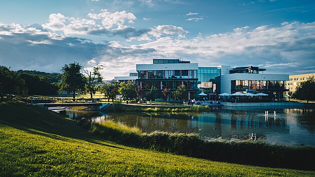 Nejnovější část Technologického parku v Brně poblíž konečné tramvajové linky 12