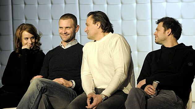 Ta Pauhofov, Tom Matalr, Josef Vajda a Alexander Brta (Bratislava, 27 ledna 2010)