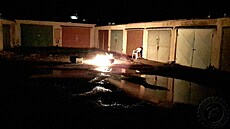 U jedné z chrudimských garáží explodovala propanbutanová lahev. U jedné z chrudimských garáží explodovala propanbutanová lahev.