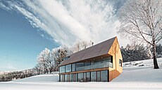 Spojení člověka s přírodou v srdci hor: dům v Krkonoších je tradičně zděný,... Spojení člověka s přírodou v srdci hor: dům v Krkonoších je tradičně zděný,...