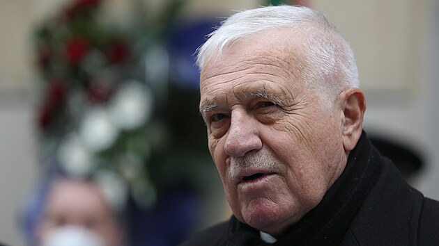 Česko si připomíná 32 let od sametové revoluce. Na snímku Václav Klaus. (17. listopadu 2021)