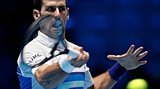 Novak Djokovič na turínském Turnaji mistrů Novak Djokovič na turínském Turnaji mistrů