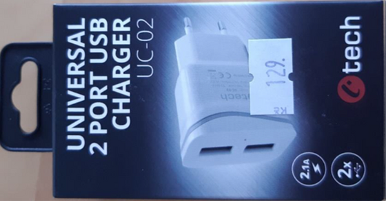 Nebezpen USB nabjeka C-tech UC-02