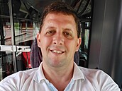 Petr Špirk má jako koníčka řízení tramvaje.