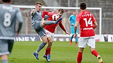 Hráči FC Zbrojovky Brno a MFK Chrudimi během utkání v rámci fotbalové Fortuna... Hráči FC Zbrojovky Brno a MFK Chrudimi během utkání v rámci fotbalové Fortuna...