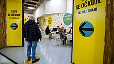 V obchodním centru na Černém Mostě v Praze se otevřelo nové očkovací místo bez... V obchodním centru na Černém Mostě v Praze se otevřelo nové očkovací místo bez...