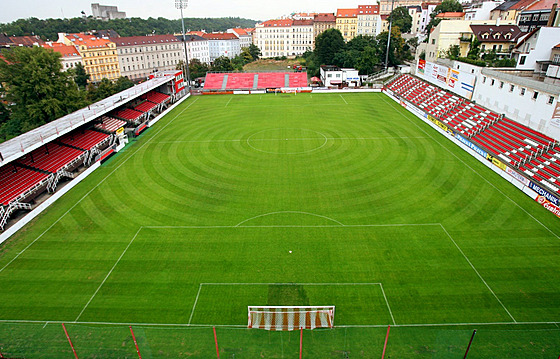 Stadion praského fotbalového klubu FK Viktoria ikov