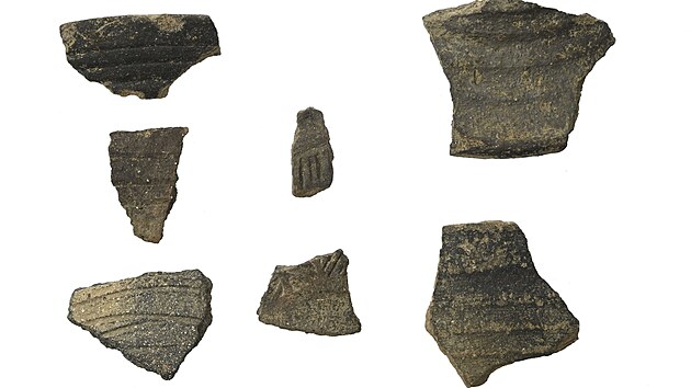 Tım archeologů zde nalezl hlavně keramiku, ale i osobní předměty.