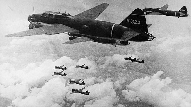 Japonsk bombardry G4M1 Betty