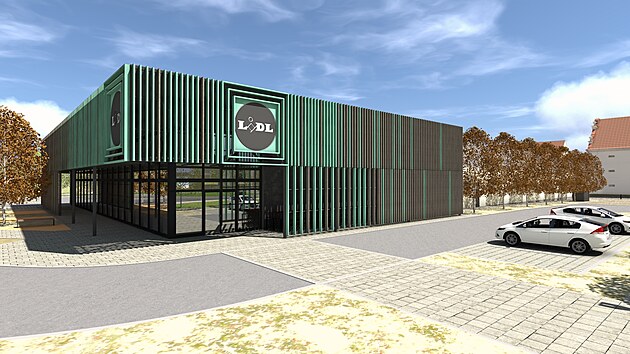 Levné krabice jsou v Litomyšli zakázány. Město si pohlídalo vzhled dalšího supermarketu.