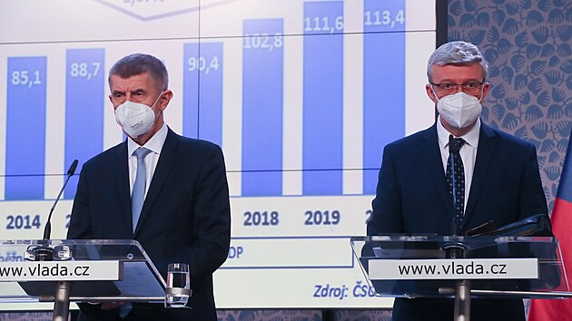 Premir Andrej Babi a ministi v demisi vystoupili v ptek rno na zvren tiskov konferenci starho kabinetu. Jak byla nae vlda, to vyhodnot historie, ekl Babi. (17. prosince 2021)