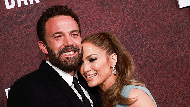 Ben Affleck a Jennifer Lopezov (Los Angeles, 12. prosince 2021)