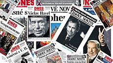 Podoby deníků Mladá fronta DNES a Lidové noviny poté, co zemřel Václav Havel. Podoby deníků Mladá fronta DNES a Lidové noviny poté, co zemřel Václav Havel.