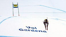 Aleksander Aamodt Kilde si jede pro výhru v super-G, ve Val Gardeně. Aleksander Aamodt Kilde si jede pro výhru v super-G, ve Val Gardeně.