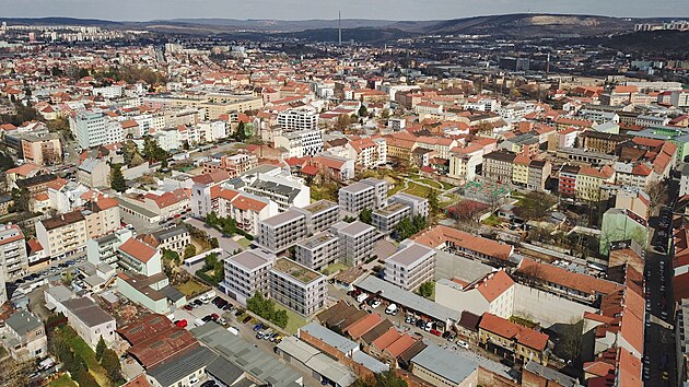 Nové družstevní byty, které Brno plánuje ve Francouzské ulici, zatím existují jen na papíře.