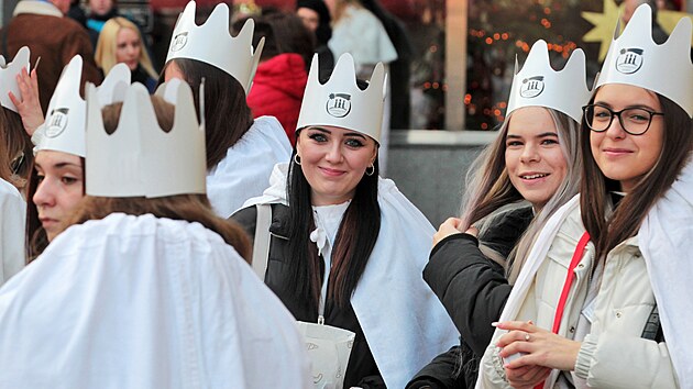 Slavnostn zahjen tradin Tkrlov sbrky v Karlovch Varech. (3. ledna 2022)