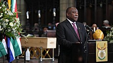 V jihoafrickém Kapském Mst pohbili zesnulého nositele Nobelovy ceny Desmonda...