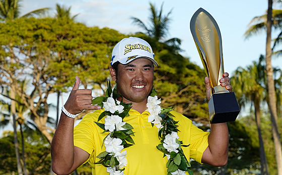 Golfista Hideki Macujama vyhrál v rozstelu turnaj turnaj Sony Open na Havaji.