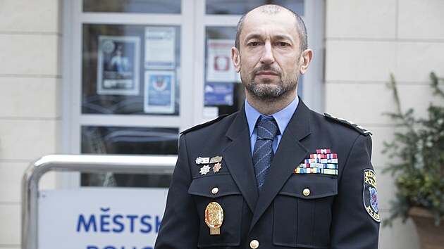 Nový ředitel kladenské městské police Michal Strieborný. Nový ředitel kladenské městské police Michal Strieborný.