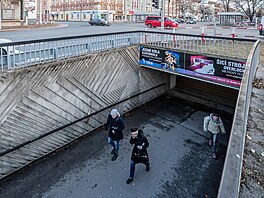 Podchod u Centrálu v Hradci Králové