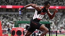 Deon Lendore na olympijských hrách v Tokiu. Deon Lendore na olympijských hrách v Tokiu.