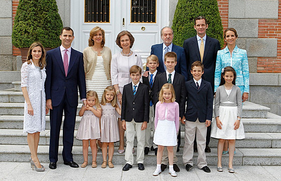 panlská královská rodina (Madrid, 28. kvtna 2011)