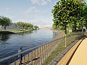 V parku Dukelská vyroste moderní hřiště. Zásadní proměna čeká nábřeží řeky... V parku Dukelská vyroste moderní hřiště. Zásadní proměna čeká nábřeží řeky...