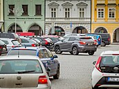 Na severní straně budějovického hlavního náměstí už lidé od jara nezaparkují. Na severní straně budějovického hlavního náměstí už lidé od jara nezaparkují.