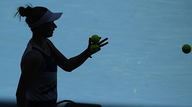 Barbora Krejkov ve tetm kole Australian Open