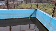 Velmi hluboká nádrž v Hradčanech „spolykala“ před úpravou stovky zvířat ročně. Velmi hluboká nádrž v Hradčanech „spolykala“ před úpravou stovky zvířat ročně.