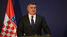 Chorvatský prezident Zoran Milanovi (23. prosince 2021)