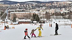 Na zlínském svahu už se lyžuje po celé délce. (leden 2022) Na zlínském svahu už se lyžuje po celé délce. (leden 2022)