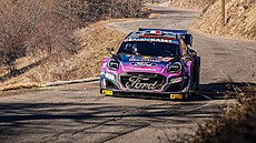 Sébastien Loeb během Rallye Monte Carlo Sébastien Loeb během Rallye Monte Carlo