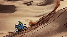 Milan Engel si v Saúdské Arábii uil i klasické písené duny v pouti.