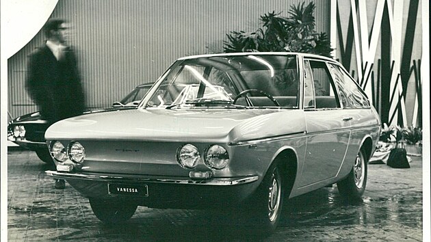 Koncept Fiat 850 Vanessa karosrna Ghia pedstavila na autosalonu v Turn v listopadu 1966.