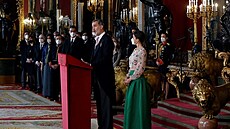 panlský král Felipe VI. a královna Letizia (Madrid, 17. ledna 2022)