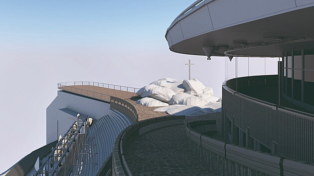 Nová vyhlídková terasa Ještědu podle architektů ARN studia