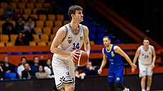 Petr Macháč z USK Praha v zápase s Opavou Petr Macháč z USK Praha v zápase s Opavou