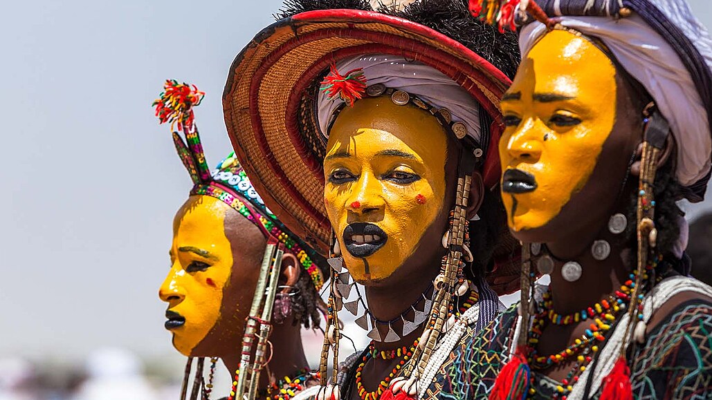 Festival Gerewol, který se koná na severu afrického Nigeru.