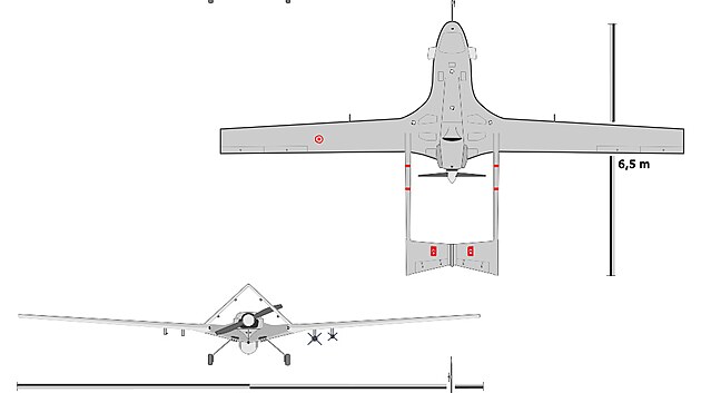 Specifikace tureckho dronu Bayraktar TB2