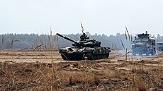 Ukrajinský tank T-72 Ukrajinský tank T-72