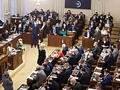 Poslanci na jednání Snmovny (3. bezna 2022)