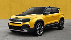 Studie elektrického jeepu, který má dorazit v roce 2023. Studie elektrického jeepu, který má dorazit v roce 2023.