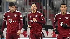 SPOKOJENÝ. Robert Lewandowski (Bayern) vstřelil hattrick proti Salcburku za 23... SPOKOJENÝ. Robert Lewandowski (Bayern) vstřelil hattrick proti Salcburku za 23...