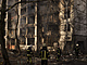 Nsledky ruskho bombardovn v obytn tvrti v ukrajinskm hlavnm mst...