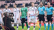 Fotbalisté Lišně před zápasem se Zbrojovkou Brno. Fotbalisté Lišně před zápasem se Zbrojovkou Brno.