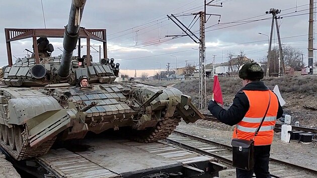 Železnice je klíčová pro přesun ruských vojsk na Ukrajinu. Ilustrační foto. | na serveru Lidovky.cz | aktuální zprávy Železnice je klíčová pro přesun ruských vojsk na Ukrajinu. Ilustrační foto. | na serveru Lidovky.cz | aktuální zprávy